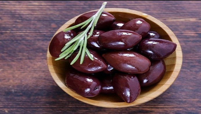 ACEITUNA GRIEGA KALAMATA  CON SEMILLA 250g